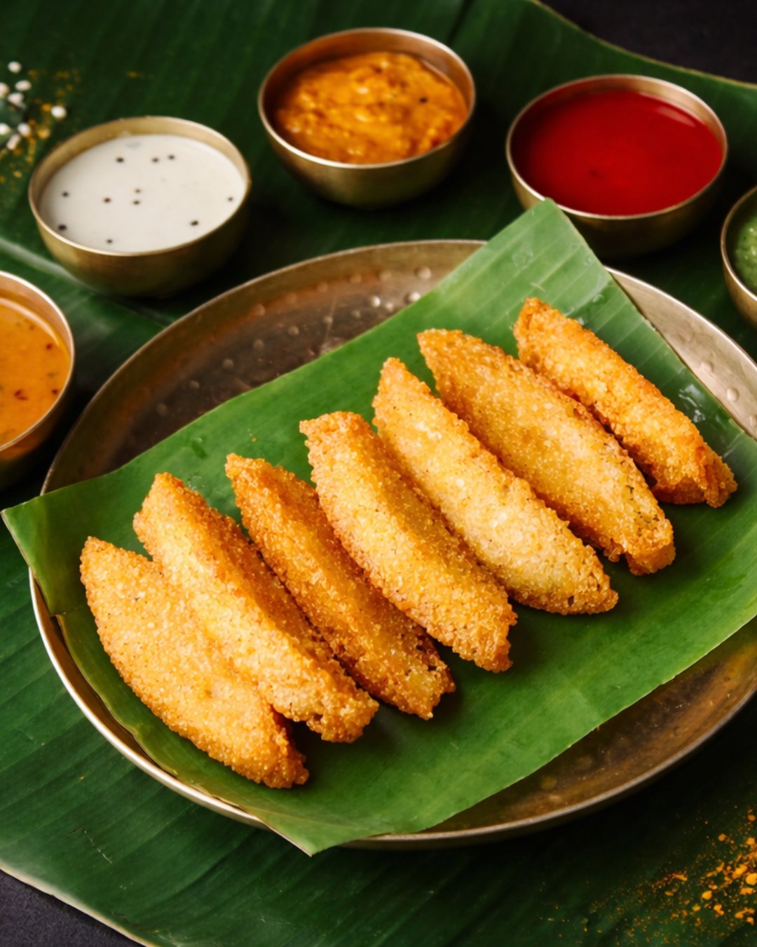 Idli fry served with coconut chutney and sambhar at Anantha Veg World